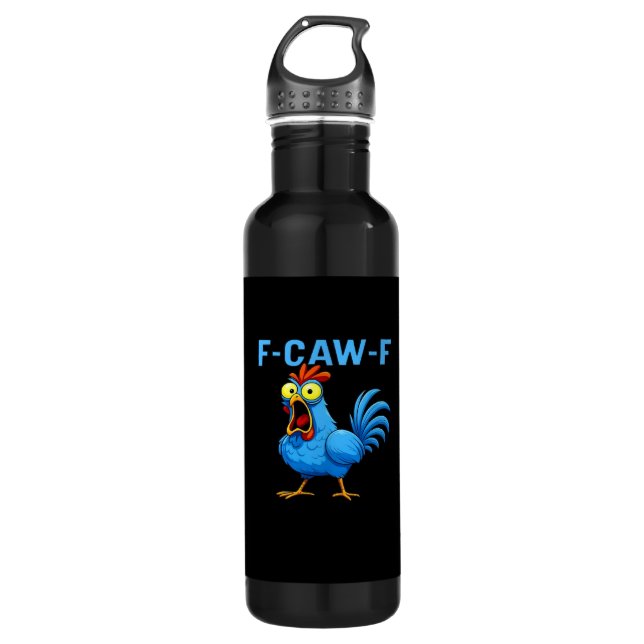 Botella De Agua F-Caw-F Graphic Gear Creative Design (Anverso)
