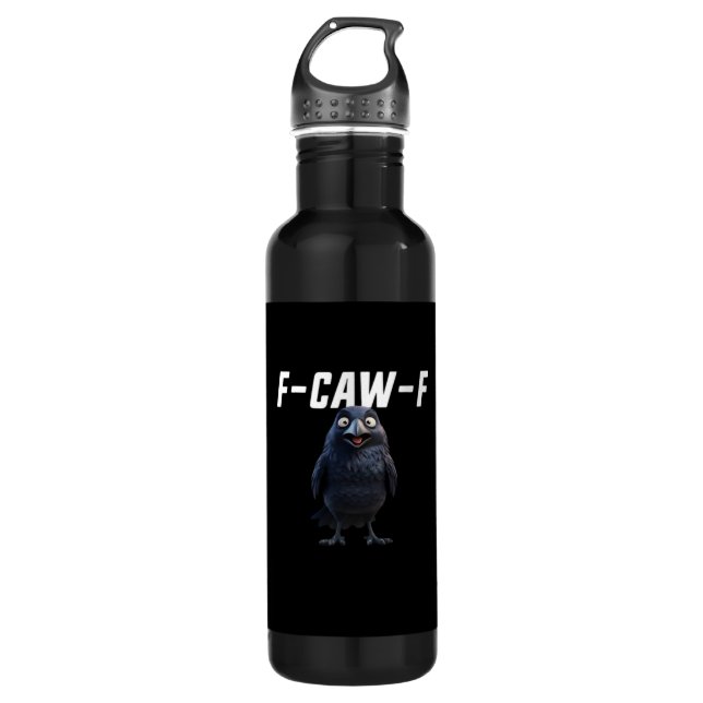 Botella De Agua F Caw F Raven Funny Gear Creative Style (Anverso)