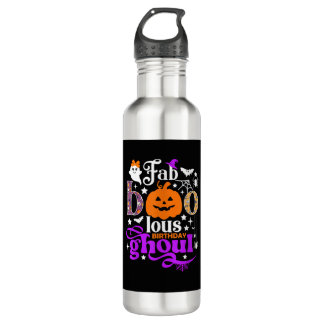 Botella De Agua Fabólico cumpleaños Ghoul Shirt Funny Boo Pumpkin 