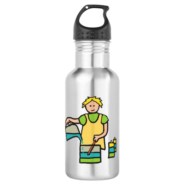 Botella De Agua Fabricación de velas (Anverso)