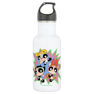 Botella De Agua Factor de potencia de Chicas Powerpuff