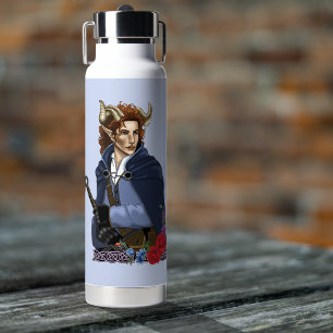 Botella De Agua Fae cornudo Faun Fantasía