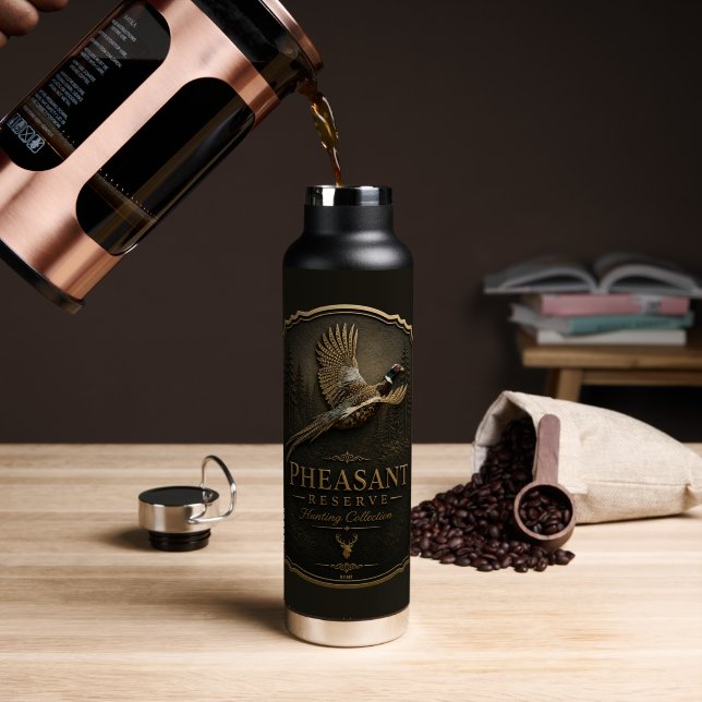 Botella De Agua Faisán, Caza Real (Café (girado))
