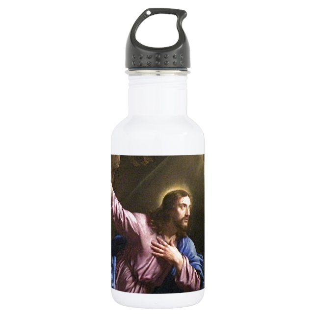 Botella De Agua Faith Love Cross Prayer Christianity Peace Destiny (Anverso)