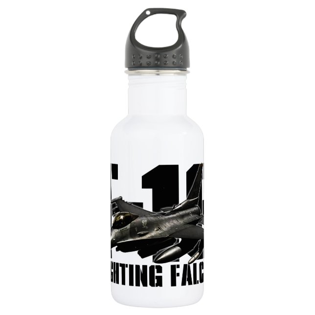 Botella De Agua Falcon de combate F-16 (Anverso)