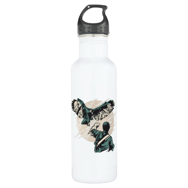 Botella De Agua Falconería (Anverso)