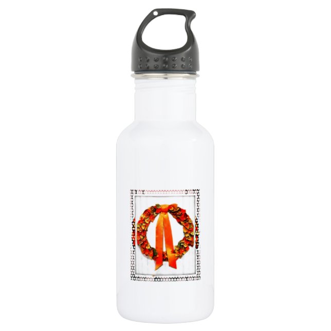 Botella De Agua Fall Wreath (Anverso)