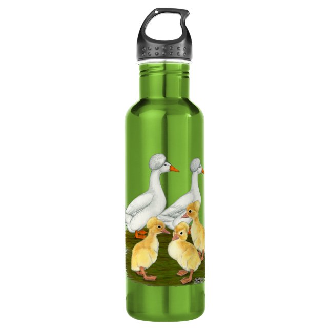 Botella De Agua Familia Creste Duck (Anverso)