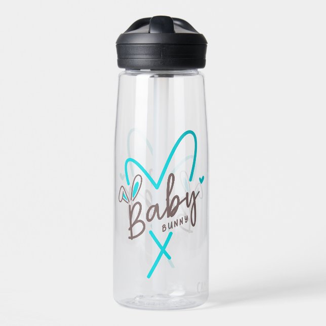 Botella De Agua Familia de Conejitos de Pascua para Combinar (Delante)