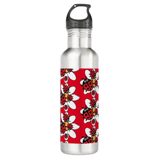 Botella De Agua familia ladybird y Ladybug (Anverso)