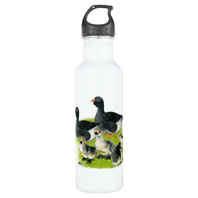 Botella De Agua Familia Toulouse Goose (Anverso)