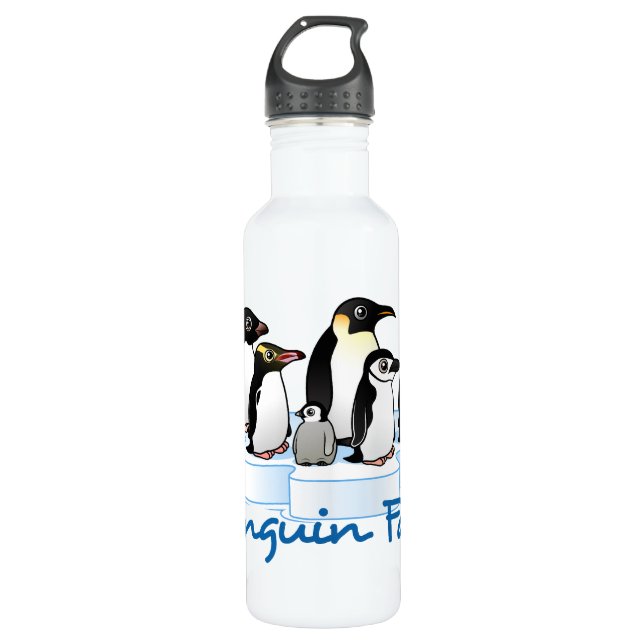Botella De Agua Fan del pingüino (Anverso)