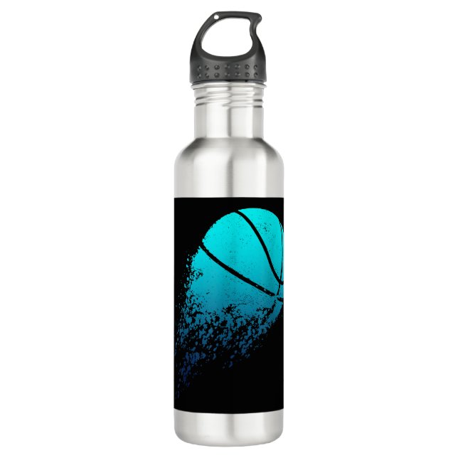Botella De Agua Fanático de baloncesto Baller Deportes (Anverso)