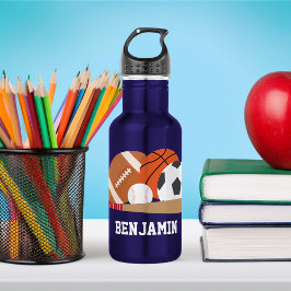 Botella De Agua Fanático deportivo personalizado