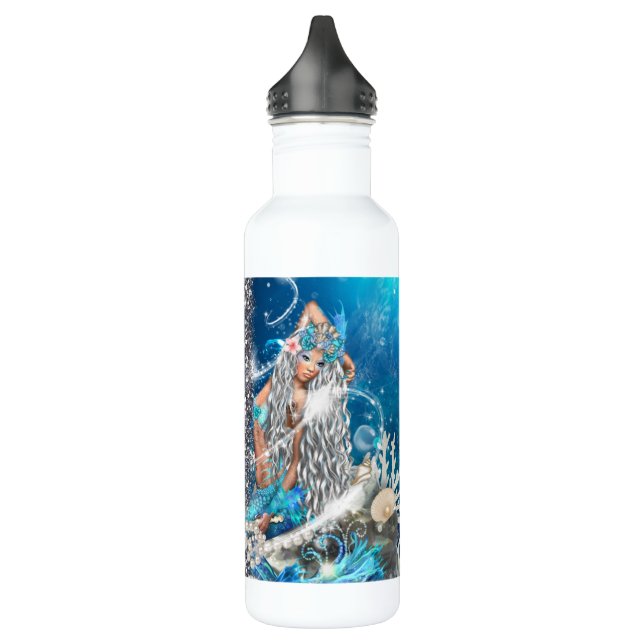 Botella De Agua Fantasía de Sirena Playa Encantada (Izquierda)