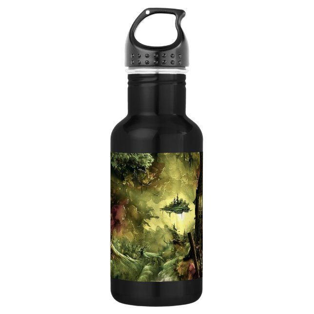 Botella De Agua Fantasía en la Amazonía (Anverso)