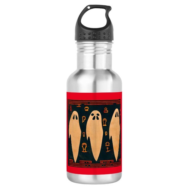 Botella De Agua Fantasía Fantasía Egipcia Fantasma Halloween 4 (Anverso)