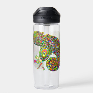 Botella De Agua Fantasía psicodélica de Chameleon
