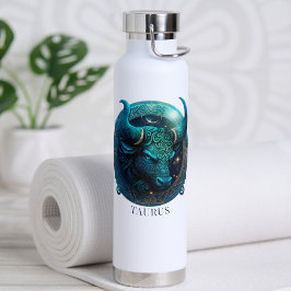 Botella De Agua Fantasía Símbolo zodiaco toro tauro celeste