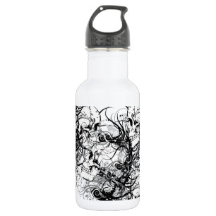 Botella De Agua Fantasía Skulls