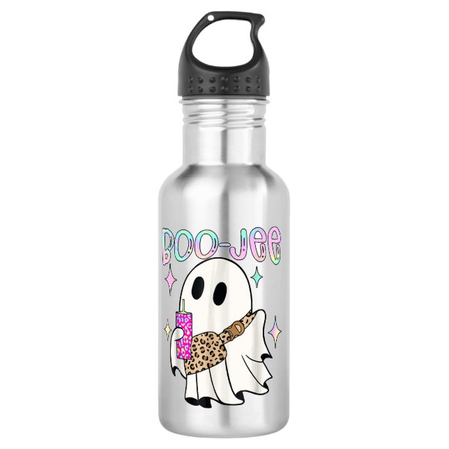 Botella De Agua Fantasma divertido de Halloween Boo Jee (Anverso)