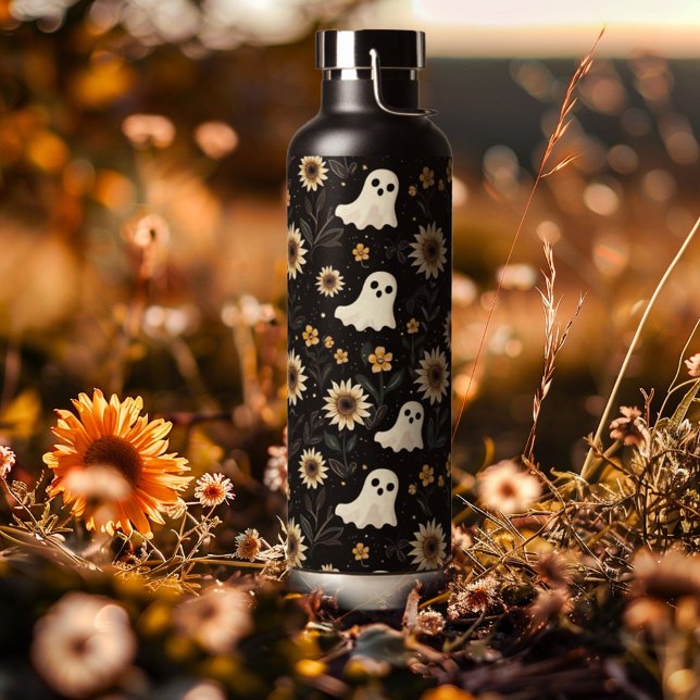 Botella De Agua Fantasmas de Gótico de verano y girasoles tembloro (Subido por el creador)