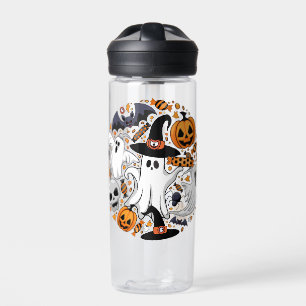Botella De Agua Fantasmas fantasmagóricos y adorables monstruos ad