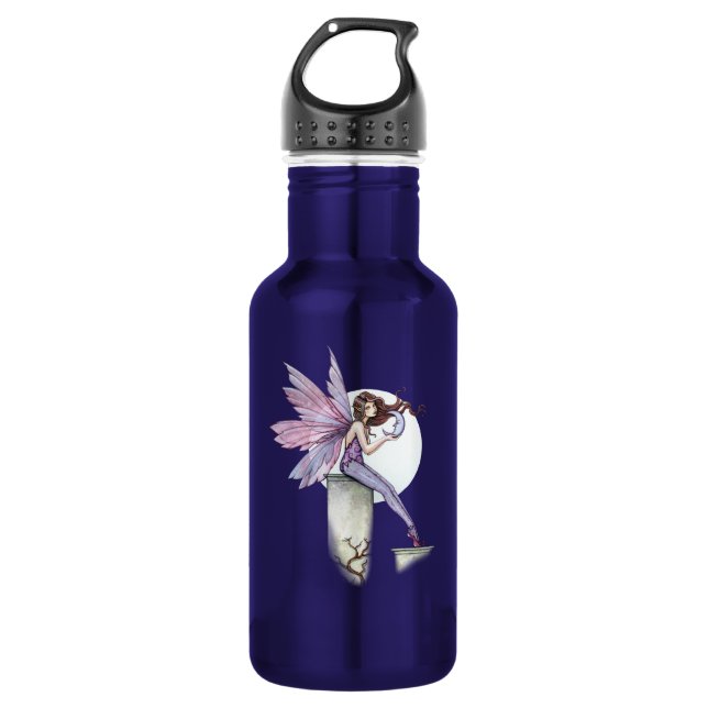 Botella De Agua Fantasy Fairy Art Personalizado (Anverso)