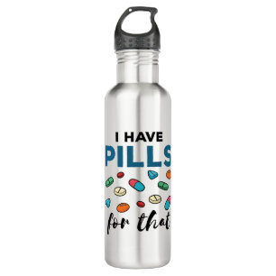 Botella De Agua Farmacéutica Farmacéutica: tengo píldoras para eso