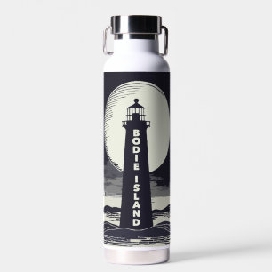 Botella De Agua Faro de la isla Bodie Luna de Carolina del Norte