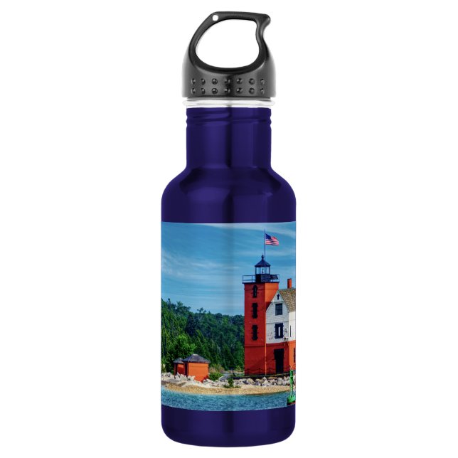 Botella De Agua Faro de la isla redonda (Anverso)