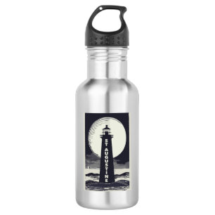 Botella De Agua Faro de St. Augustine Florida Luna