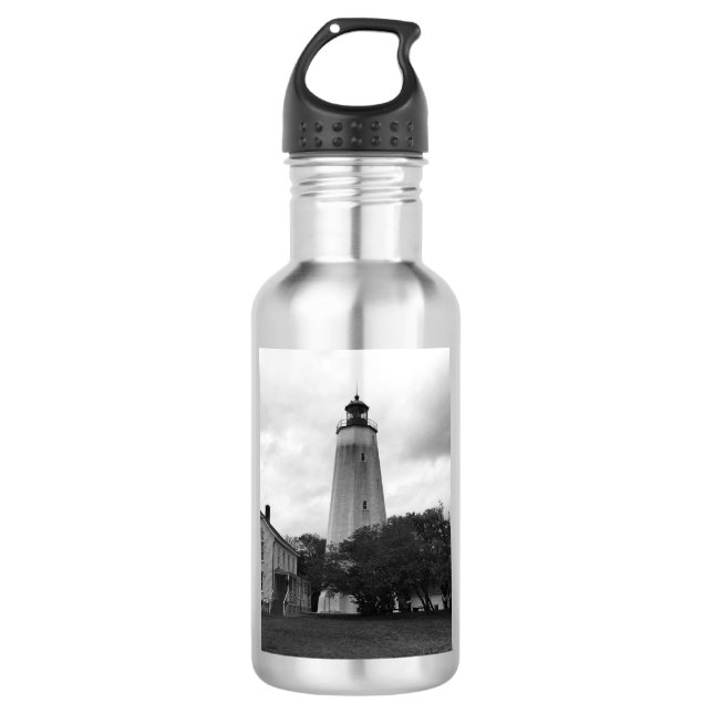 Botella De Agua Faro Sandy Hook (Anverso)