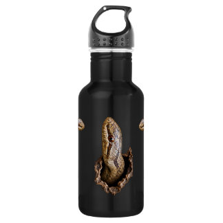 Botella De Agua Fauna del bosque rocoso de culebra lisa
