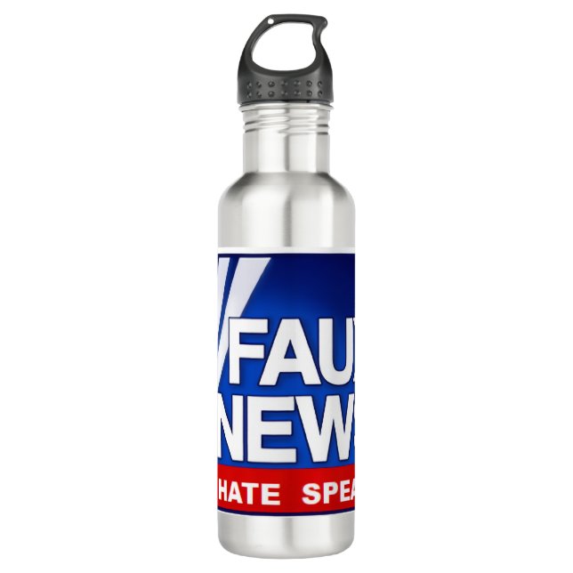 Botella De Agua Faux News (Anverso)