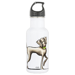 Botella De Agua Favorable de tenis de Weimaraner