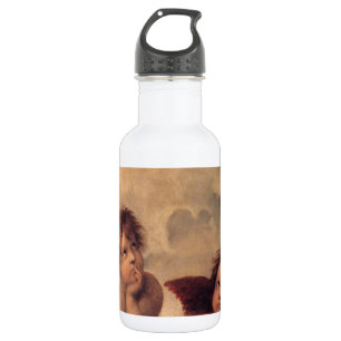 Botella De Agua fe angel Raphael vintage antigua bendición de pint