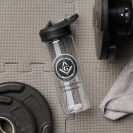 Botella De Agua Fe, Esperanza, Hermandad de Masón de Plata de Cari