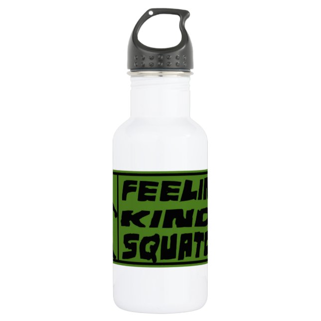 Botella De Agua Feelin un poco Squatchy (Anverso)