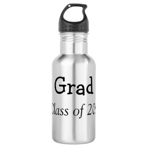 Botella De Agua Felicidades por graduación clase de 20xx agregar n