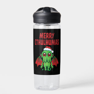 Botella De Agua Feliz Cthulhumas Saludos de la Temporada