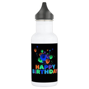 BOTELLA DE AGUA ****FELIZ CUMPLEAÑOS FELICES***