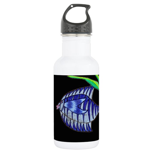 Botella De Agua Feliz de ser Azul (Anverso)