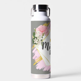 Botella De Agua Feliz Día de la Madre Personalizada