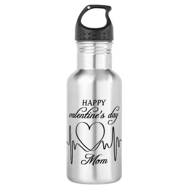 Botella De Agua feliz día de San Valentín (Anverso)