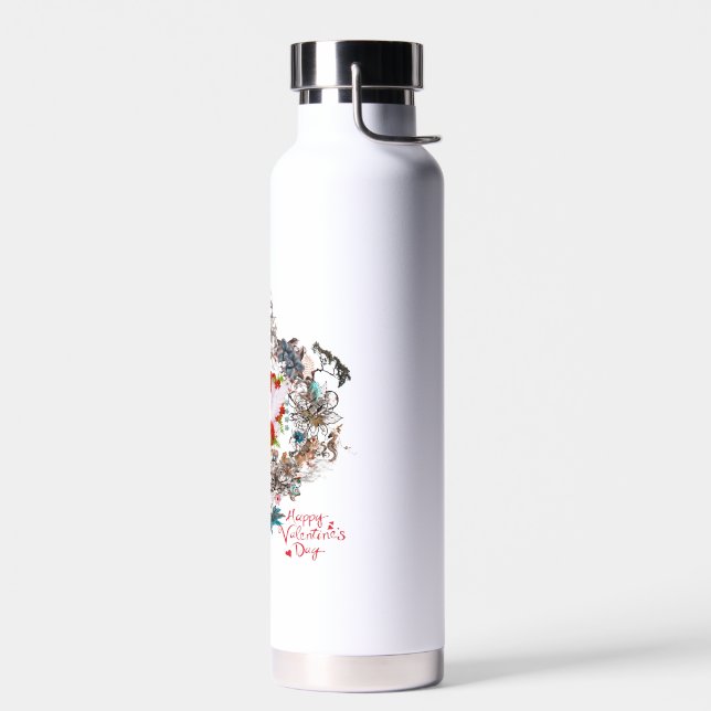 Botella De Agua Feliz Día de San Valentín (Izquierdo)