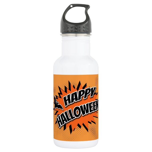 Botella De Agua Feliz Halloween (Anverso)