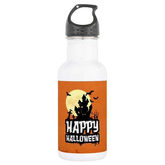 Botella De Agua Feliz Halloween (Anverso)