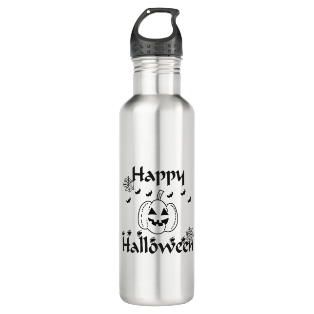 Botella De Agua Feliz Halloween (Anverso)