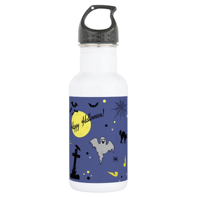 Botella De Agua Feliz Halloween (Anverso)